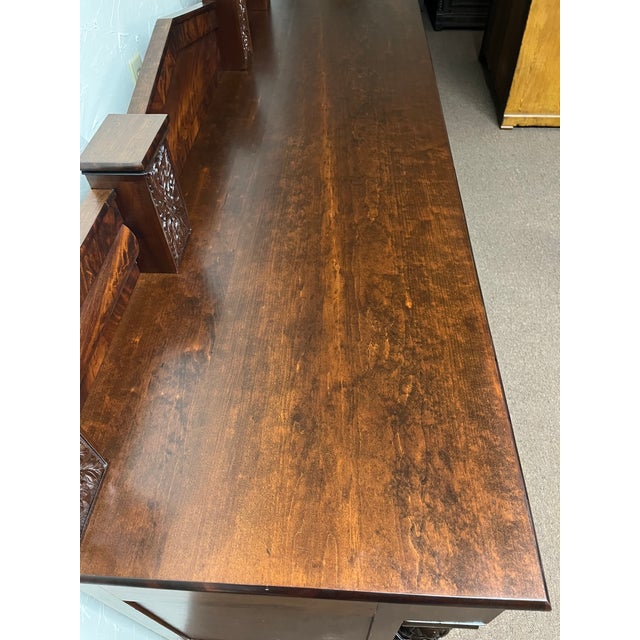 1830s Antique American Empire Mahogany Sideboard Buffet For Sale - Image 12 of 12