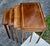 Inlaid Mahogany Nesting Tables Vintage Set of 4 Stacking Tables For Sale - Image 15 of 18