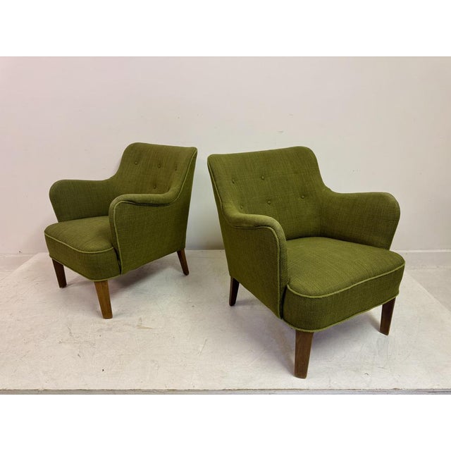 Model 1748 Armchairs by Peter Hvidt for Fritz Hansen, Denmark, 1950s, Set of 2 For Sale - Image 10 of 12