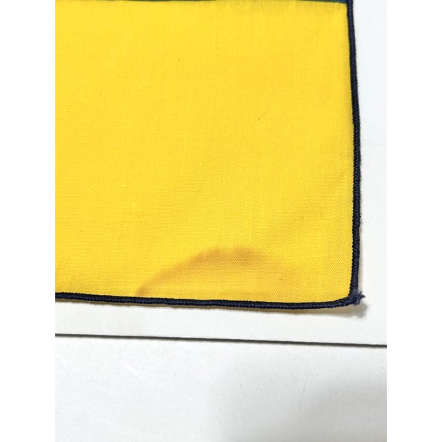 Vintage Leacock Nautical Naps Signal Flag Cocktail Napkins by Dessin Deux, Set of 11 For Sale - Image 11 of 11