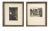 Vintage Silver Gelatin Photographs European Night Scene & Garden - a Pair For Sale