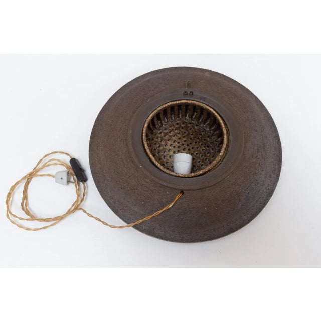 Mid-Century Ceramic Sun Wall Light from Løvemose, Denmark, 1970s For Sale - Image 10 of 18