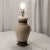 Vintage MCM Cream and Brown Color Ginger Jar Ceramic Table Lamp. This lamp is wonderful for either a traditional style or...