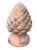 Ceramic Pair of Vintage Italian Terracotta Pinecone Finials For Sale - Image 7 of 12