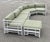 Vintage Rattan and Fabric Sectional Sofa After Ficks Reed For Sale - Image 16 of 18