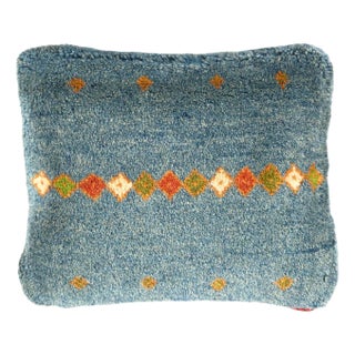Pasargad DC Fine Hand Knotted Persian Gabbeh Pillow For Sale