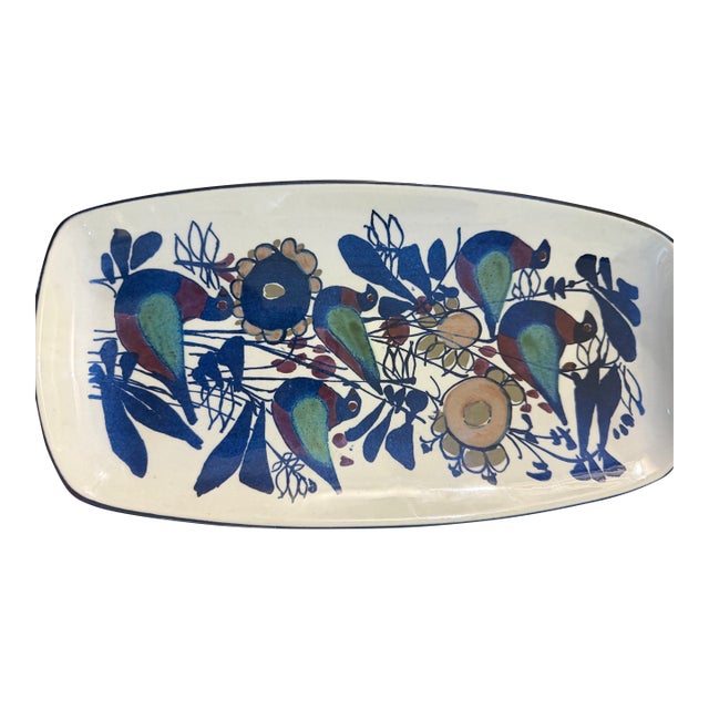 Mid 20th Century Royal Copenhagen Tenera Fajance Tray 149/2744 Kari Christensen Denmark For Sale