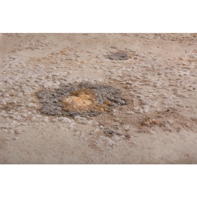 Rug & Kilim Rug & Kilim’s Modern Abstract Rug in Beige/Brown, Golden All Over Pattern For Sale - Image 4 of 5