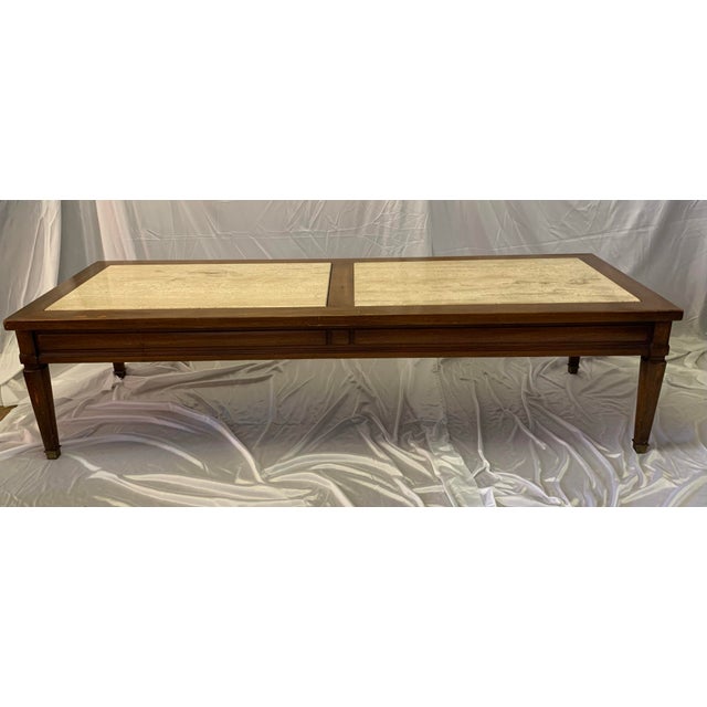1960s Set of 3 Mid Century Gordon’s Fine Furniture Italian Marble Inlaid Tables For Sale - Image 5 of 12