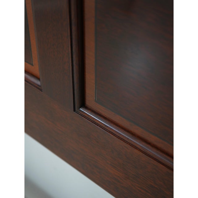 Stickley Stickley Mahogany King Size Headboard For Sale - Image 4 of 11