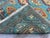 Turquoise Kazak Wool Rug With Repeating Medallions, 3'11" X 5'10" For Sale - Image 15 of 15
