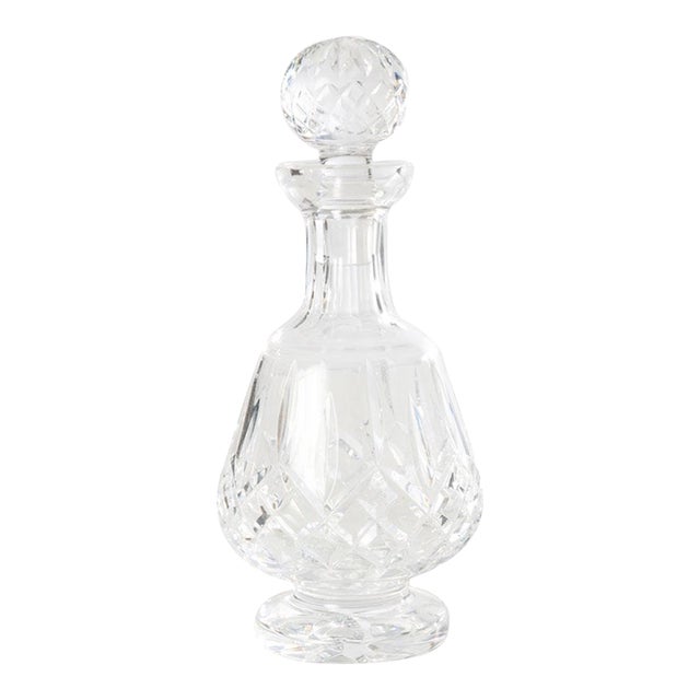 Mid 20th Century Waterford Lismore Footed Decanter For Sale