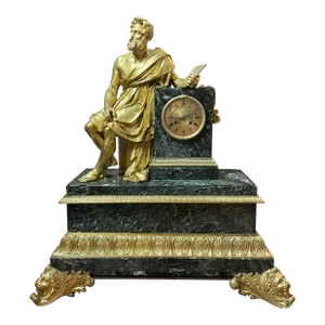 Honoré Pons Monumental Sized French Empire Mantel Clock