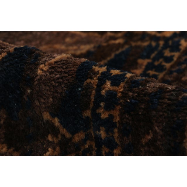 Navy Blue Antique Persian Baluch Rug in Indigo With Geometric Tribal Pattern | Rug & Kilim For Sale - Image 8 of 8