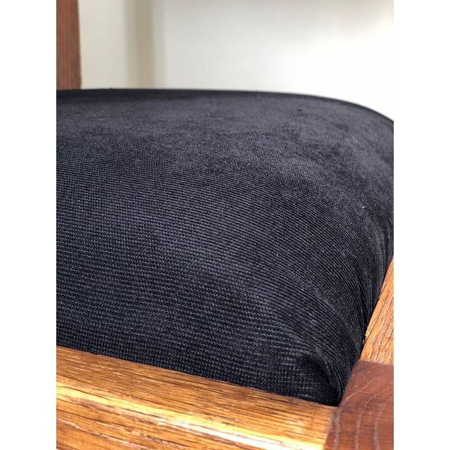 Art Deco Oak Dining Chair by j.a. Muntendam for l.o.v. Oosterbeek, 1920s For Sale - Image 12 of 12