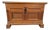 Antique French Brutalist Chest in Oak, 1800 For Sale