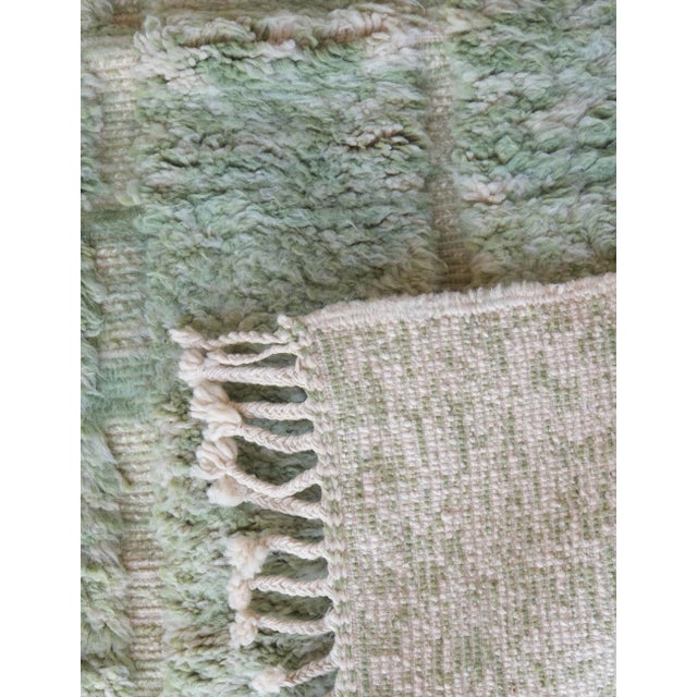 2020s Green Moroccan Contemporary Rug - 11.3 X 8.3 Ft For Sale - Image 5 of 8