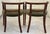 Petite Scale Mid-Century Italian Walnut Horseshoe Rail Back Armchairs - A Pair For Sale In Little Rock - Image 6 of 18