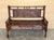 Mid 20th Century High backrest Bamboo Bench with leather ligatures in Style of Edizioni Molto For Sale - Image 18 of 18