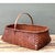 American Vintage Woven Rattan Shaker Basket With Handle For Sale - Image 3 of 12