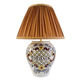 Antique Tobacco Lamp, 1965 For Sale
