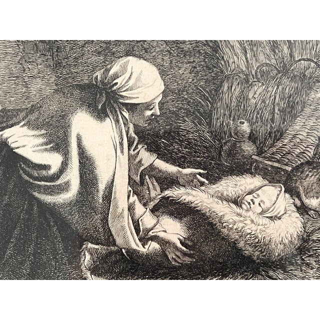 12 Italian Pastoral Scenes 1762-1763 by Francesco Londonio, Milan, Italy Set of Six Giltwood Framed Etchings For Sale - Image 10 of 18