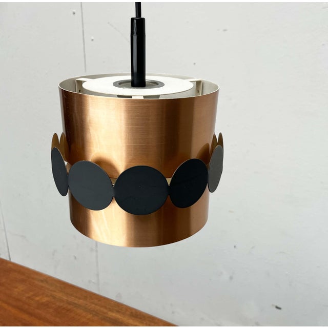 Mid-Century Modern German Copper Pendant Lamp from Doria, 1960s For Sale - Image 13 of 18