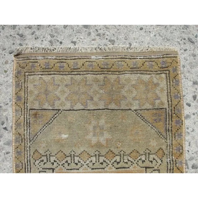 Hand Wowen Wool Turkish Rug, Rug,Vintage Rug,Beatifull Color Combination Turkish Retro Rug, Home Decor 1'6" X 2'5", Ft For Sale - Image 4 of 11