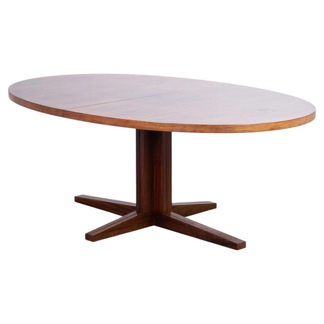 Oval Extendable Dining Table in Rosewood attributed to John Mortensen, Denmark, 1960s For Sale - Image 13 of 13