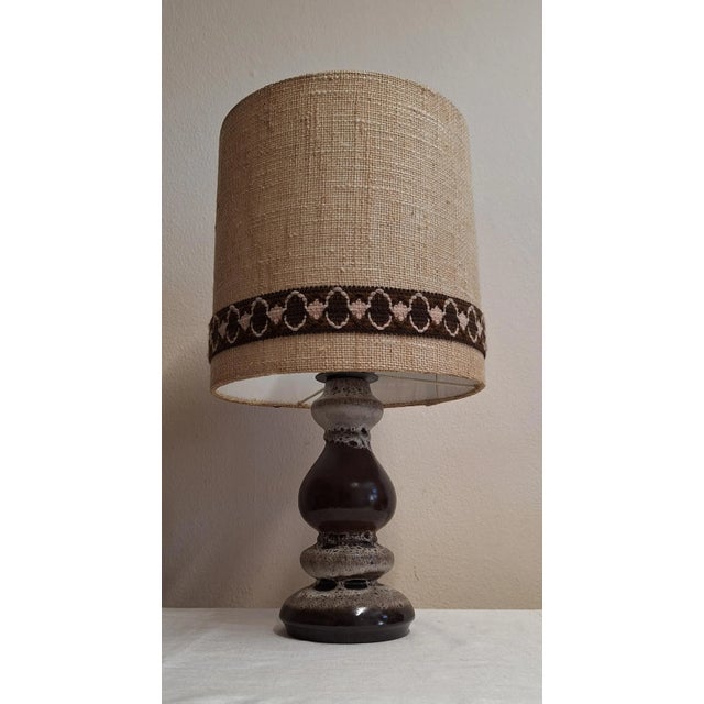 Vintage German Table Lamp from Hustadt-Leuchten, 1970s For Sale - Image 6 of 8