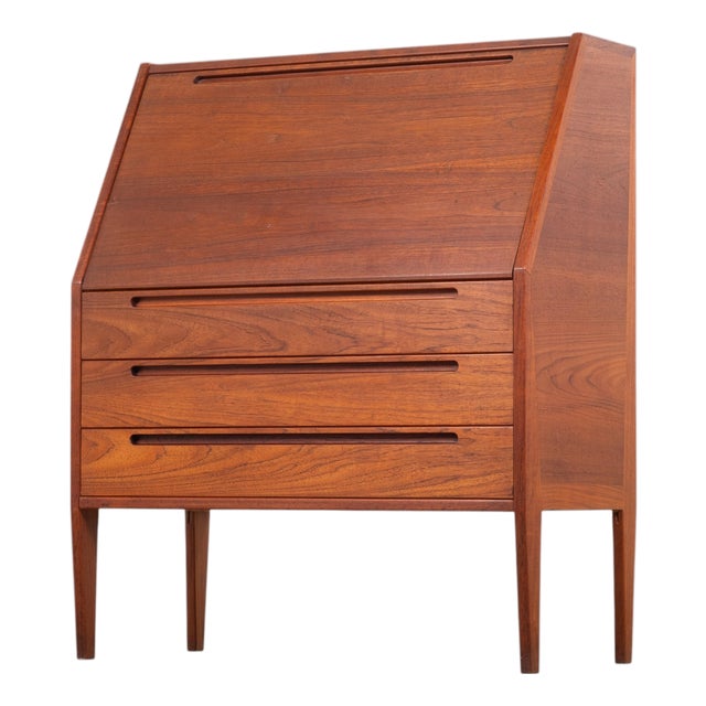 Vintage Teak Secretaire by Nils Jonsson, 1960s For Sale