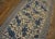 Lovely Tan Beige and Blue Cerulean Color With Florid Design Antique Japanese Rug For Sale - Image 9 of 10