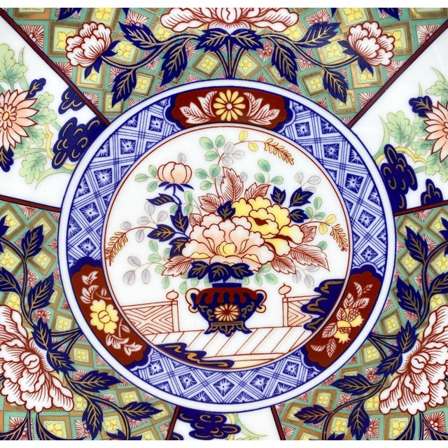 Japanese 20th C. Japanese Imari Charger Plate – Porcelain Platter – Asian Traditional / Decorative For Sale - Image 3 of 11