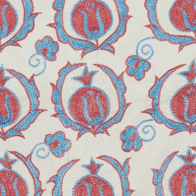 New Hand-Embroidered 100% Cotton Cushion Cover – Authentic Uzbek Textile Art Bring a touch of Central Asian heritage to...