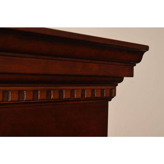 Statton Georgian Style Old Towne Cherry Corner Cabinet For Sale - Image 13 of 18
