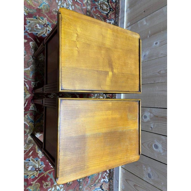 Louis XVI Bedside Tables, Set of 2 For Sale - Image 6 of 8