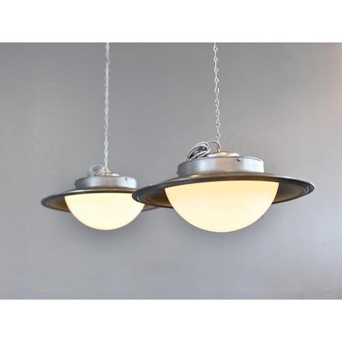 UFO Pendant Light by Adolf Meyer for Zeiss Ikon, 1930s For Sale - Image 13 of 13