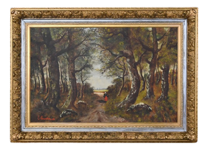Lucie Gourdon, Walk in the Undergrowth, Oil on Canvas, 1896