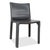 Cassina CAB 413 Chairs in Grey Leather by Mario Bellini for Cassina, Set of 4 For Sale - Image 4 of 18