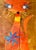 1990s Barry Roseman's Intriguing Mixed Media 1991 "Basic Dog and Cat in Conversation With a Collage by Dixie Hall" For Sale - Image 5 of 9