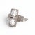 Antique Art Deco Platinum "Toi Et Moi" Old-Cut Diamond Ring, Size 6.75 For Sale - Image 4 of 7
