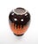Orange Mid-Century West German Glazed Porcelain Vase, Orange /Brown, Black 12" Tall For Sale - Image 8 of 11