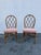 Shabby Chic Late 20th Century Set of Four Vintage Bamboo Dining Chairs For Sale - Image 3 of 15