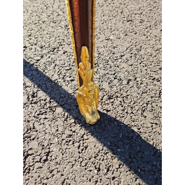 Simple French Style Parquetry Side Table, Coffee/Tea Table For Sale In New York - Image 6 of 13