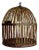 Vintage Industrial Rustic Iron Cage Pendant Light For Sale