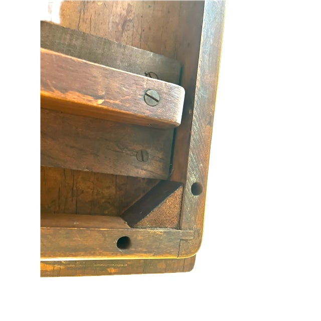 Antique Early 20th Century Reischmann Colonial Revival Maple Library Table (C. 1910–1920) For Sale - Image 11 of 12