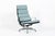 Eames Soft Pad Recliner for Herman Miller, Blue Gray Aluminum Group Lounge Chair For Sale - Image 9 of 17
