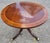 2000 - 2009 Councill Furniture Round Banded Mahogany Conference Table For Sale - Image 5 of 14