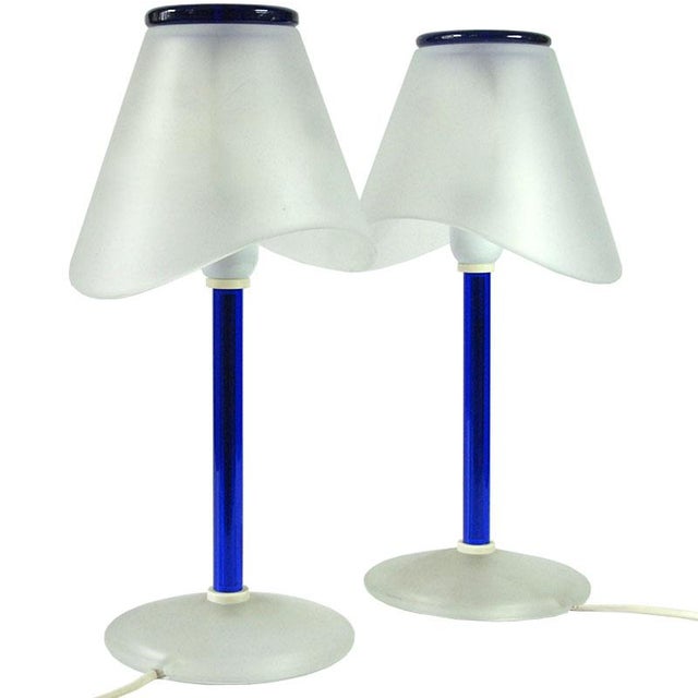 Postmodern Glass Table Lamps from Effetre Murano, Italy, 1980s, Set of 2 For Sale - Image 11 of 11