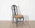 Fine Pair of 19th Century Swedish Rococo Chairs in Black Paint For Sale In Atlanta - Image 6 of 9